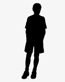 Little Boy Silhouette Png - Boy Clipart Silhouette, Transparent Png, Free Download