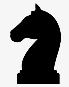 Horse Black Head Shape Of A Chess Piece - Icon Chess Piece Png ...