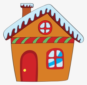 Gingerbread House Clipart, HD Png Download, Free Download