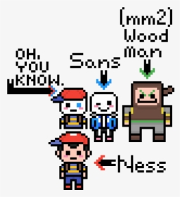 Transparent Ness Sprite Png - Earthbound Undertale Ness Sprite, Png Download, Free Download