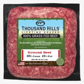 85% Lean Ground Beef Bricks - Thousand Hills Ground Beef, HD Png Download, Free Download