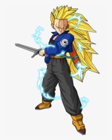 Transparent Future Trunks Png - Future Trunks Adult Gohan Fusion, Png Download, Free Download