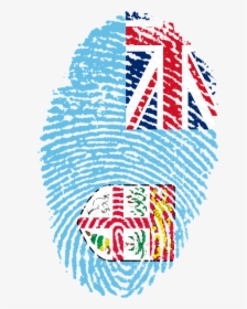 Fiji, Flag, Fingerprint, Country, Pride, Identity - Turks And Caicos Flag Fingerprint, HD Png Download, Free Download