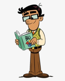 The Loud House Character Carlos Casagrande Reading - Carlos Casagrande Loud House, HD Png Download, Free Download
