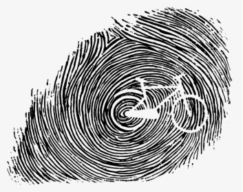 Cycling-thumbprint - Circle, HD Png Download, Free Download