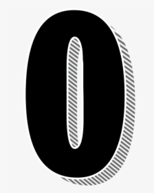 Numbers, Zero, 0, Drop Shadow, Typography, Typographic - Numero 3 Sombra Png, Transparent Png, Free Download