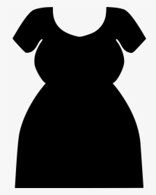 Fat Body Woman Dress Fit Large - Icon Fat Women Png, Transparent Png, Free Download