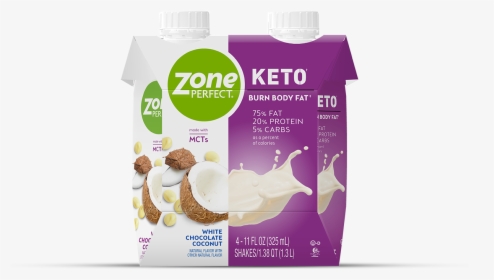 Keto White Chocolate Coconut Shake Tcm1506 125810 - Zone Perfect Keto Shakes, HD Png Download, Free Download