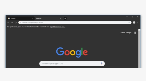 Google Chrome Dark Theme - Google Logo, HD Png Download, Free Download