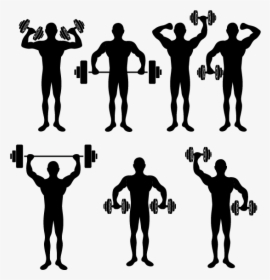 Physical Exercise Physical Fitness Stretching Silhouette - Hypertrophy Vs Strength Results, HD Png Download, Free Download