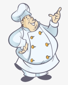 Transparent Cartoon Chef Hat Png - Fat Chef Cartoon, Png Download, Free Download