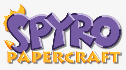 Spyro Papercraft - Graphic Design, HD Png Download, Free Download