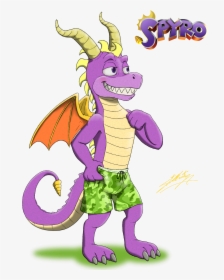 Spyro The Dragon - Spyro The Dragon Furry, HD Png Download, Free Download