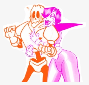 #papyton #papyrusxmettaton #mettaton #papyrus #undertale#freetoedit - Illustration, HD Png Download, Free Download