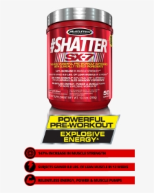 Featured Mobile Sx 7 Shatter Intl - Muscletech Shatter Sx 7 Pre Workout, HD Png Download, Free Download