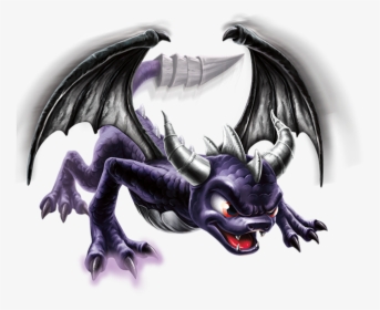 Skylanders Dark Spyro, HD Png Download, Free Download