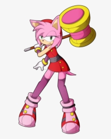 Amy Rose - Amy Rose's Underwear Sonic Boom, HD Png Download - kindpng