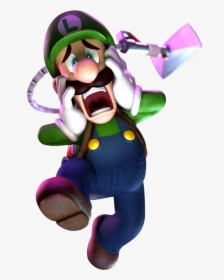 Luigi Clipart Scared - Luigi's Mansion Dark Moon Luigi, HD Png Download, Free Download