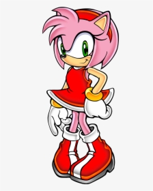 Sa1 A D2 - Amy Rose Sonic Adventure Artwork, HD Png Download, Free Download