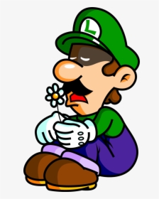 There Were No Trick Or Treaters In My Neighborhood - Luigi's Mansion Depressed Luigi Sadness, HD Png Download, Free Download