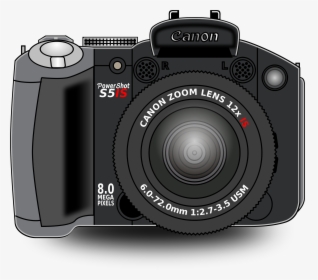Photography Clipart Canon Camera - Canon Camera Svg, HD Png Download, Free Download