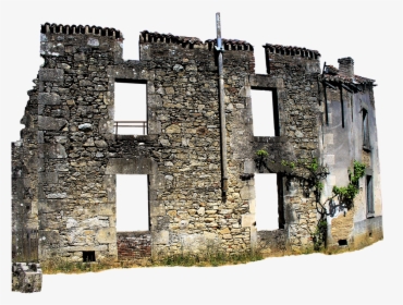 France, Oradoure, Ruins, Memorial, Village - Руины Дома Пнг, HD Png Download, Free Download