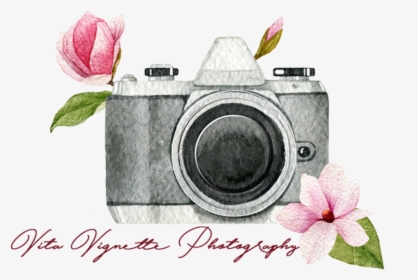 Camara Vintage Png , Png Download - Watercolor Vintage Camera Logos, Transparent Png, Free Download