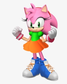 Amy Rose Classic Png, Transparent Png, Free Download