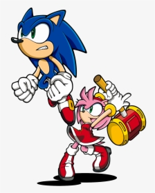 Sonic Advance 3 Sonic And Amy - Sonic The Hedgehog Rose, HD Png Download, Free Download