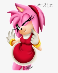 キスして Tails Amy Rose World Of Warcraft Shadow The Hedgehog - Amy Rose Kiss Sonic, HD Png Download, Free Download