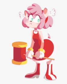 Amy Rose Aesthetic Fan Art, HD Png Download, Free Download