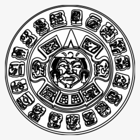 Maya Civilization Mayan Calendar Ancient Maya Art Clip - Mayan Calendar Clipart, HD Png Download, Free Download