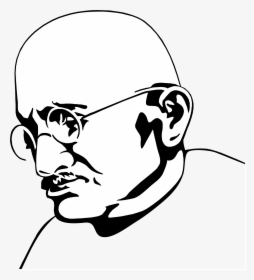 Clipart Mahatma Gandhi - Vector Of Gandhi Png, Transparent Png, Free Download