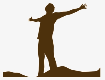 Praise Silhouette Png, Transparent Png, Free Download