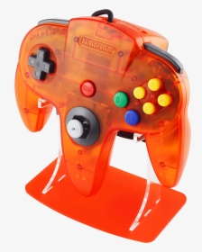 Fire Orange N64 Funtastic Controller - Nintendo 64 Watermelon Red, HD Png Download, Free Download