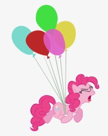 Collection Of Free Vector Balloons Pinkie Pie - Pinkie Pie Balloons Vector, HD Png Download, Free Download