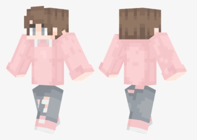 Pink Hair Boy Minecraft Skin, HD Png Download, Free Download