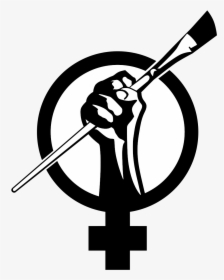 Art And Feminism - Feminist Logo Fist, HD Png Download, Free Download
