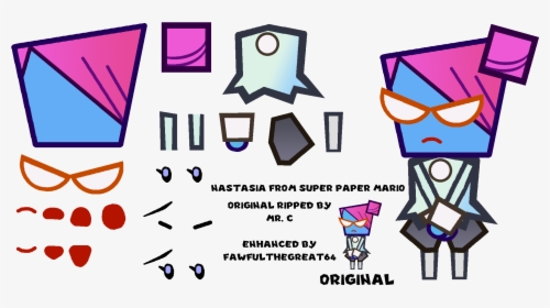 Ye1fzx4 ] - Super Paper Mario Pixel Art, HD Png Download, Free Download