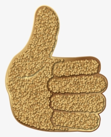 Thumbs Up Png Gold - Sign Language, Transparent Png, Free Download