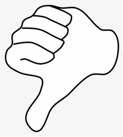 Thumbs Down With Black Background, HD Png Download, Free Download