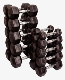 Body Solid Hex Dumbbells, HD Png Download, Free Download