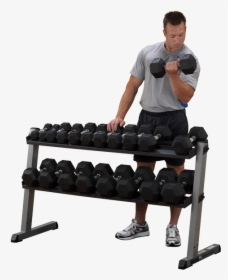 Body-solid Pro Dumbbell Rack - Body Solid Gdr60, HD Png Download, Free Download