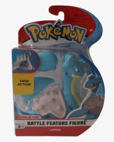Pokemon Wicked Cool Toys Lapras , Png Download - Pokemon Battle Feature Figure, Transparent Png, Free Download
