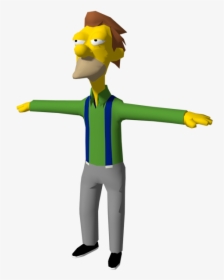 Download Zip Archive - Simpsons Hit And Run Character Models, HD Png Download, Free Download