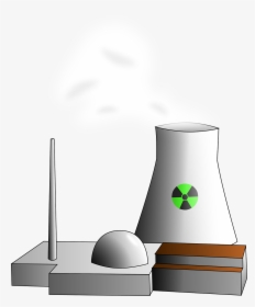 Nuclear, Plant, Power, Energy, Reactor, Radiation - Clip Art Nuclear Reactor, HD Png Download, Free Download