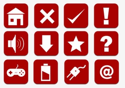 Red Icon Set, HD Png Download, Free Download