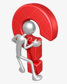 Clip Art Man With Question Mark - Man And Question Mark Png, Transparent Png, Free Download