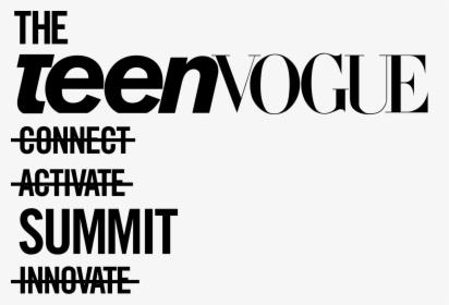 Teen Vogue Summit Logo, HD Png Download, Free Download