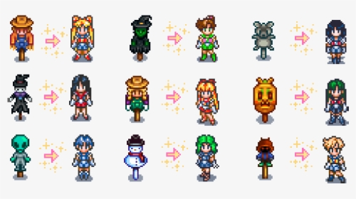 Stardew Valley Sailor Moon Mod, HD Png Download, Free Download